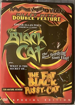 The Black Cat / The Fat Black Pussycat (DVD, 1964) Something Weird