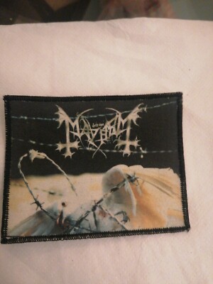 Mayhem Patch Black Metal Marduk Dark Funeral