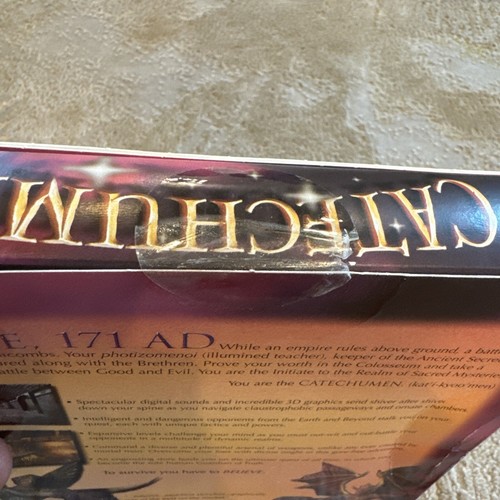 Catechumen Windows 98 PC Game BIG BOX CD-ROM - Hard to Find Looks To Be Sealed - Picture 7 of 19