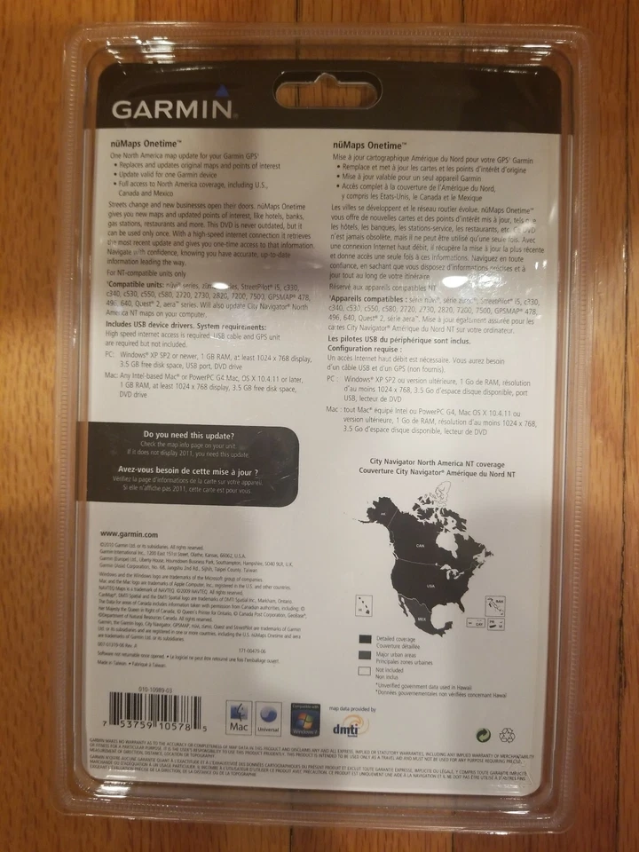 Garmin nuMaps Onetime North America Map Update 2010  - Image 2 of 2