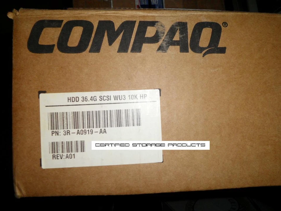 NEW Compaq 36.4GB SCSI U320 80-PIN SCSI Hard Drive W/Tray 232574-002 176496-B22 - Image 2 of 4