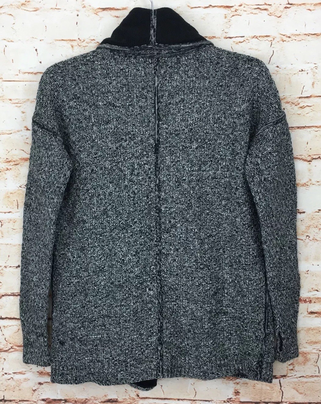 Lululemon Post Practice Cardigan Ghost Black Knit… - image 6