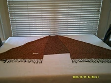 PASHMINA 100% 70" X 28" PASHMINA WRAP SHAW FRINGED
