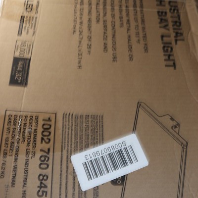 Commercial Electric Integrated LED Dimmable White High Bay Light 2 ft.