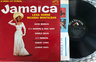 JAMAICA ORIGINAL CAST RECORDING LP LENA HORNE RICARDO MONTALBAN