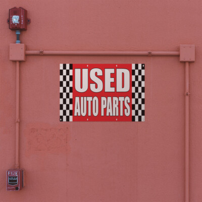 Decal Stickers Used Auto Parts Auto Body Shop Car Repair A Store Sign Label