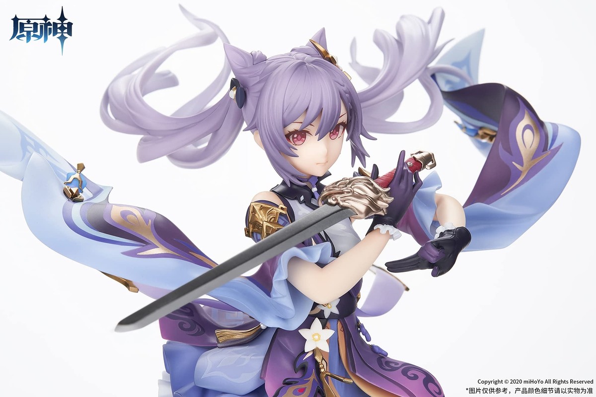 Clash e 吹き矢ゴブリン フィギュア Genshin Impact Keqing Driving Thunder Ver. w/Bonus Item 1/7