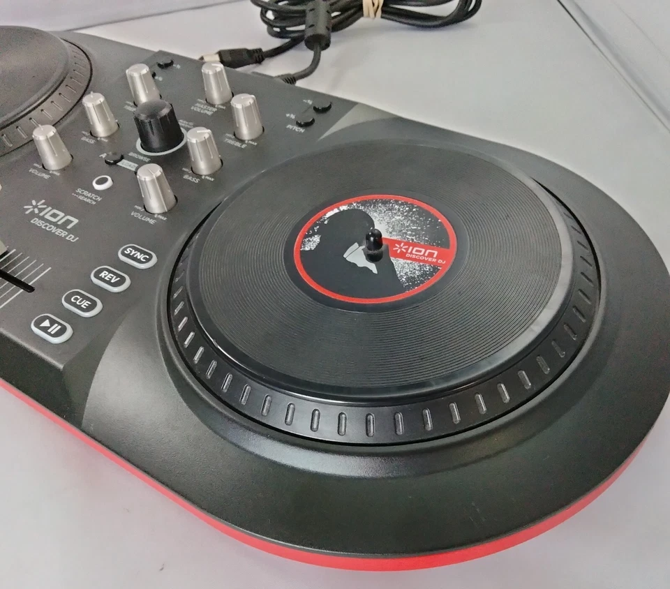 Ion Discover DJ System Dual Turntable Scratch MP3s USB Double Deck Controller - Image 3 of 4