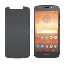 Anti-Peep 9H Tempered Glass Screen Protector for Motorola Moto E5 Play Phone USA
