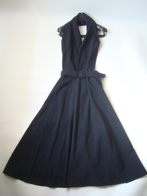 tricot COMME des GARCONS halter neck dress sizeM black | eBay