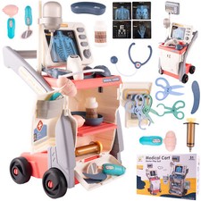 Malplay Doctor Set Grand Accessoire Voiture ECG Enfants Little Doctor à parti...