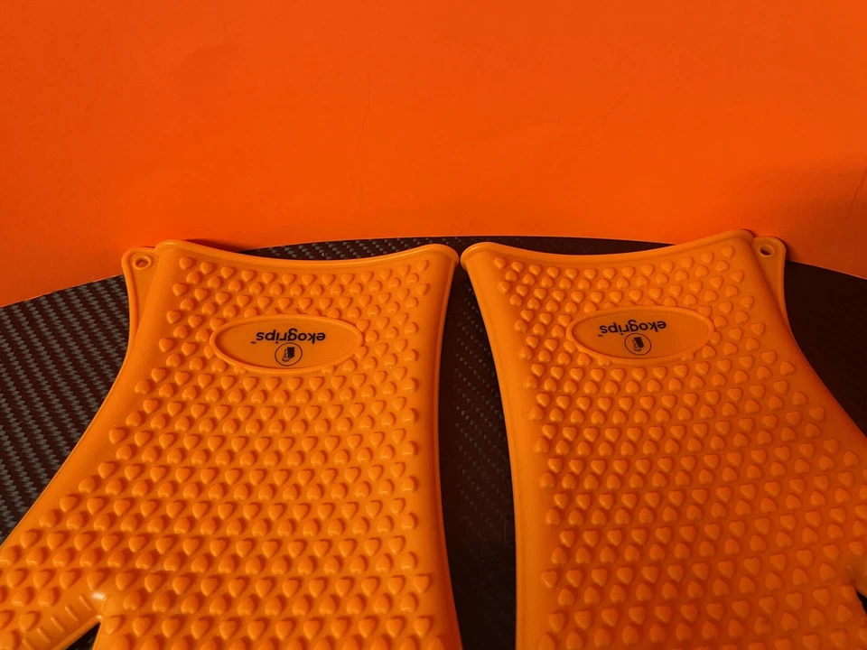 Guantes de cocina de silicona resistentes al calor EKOGRIPS guantes para horno barbacoa excelente estado Foto 3 de 4