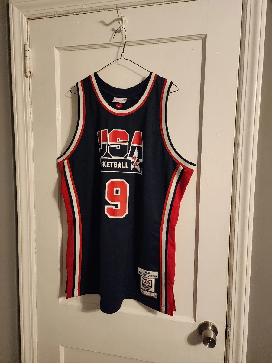 100% AUTHENTIC Michael Jordan 1992 Mitchell & Ness USA Dream Team Jersey 48  XL