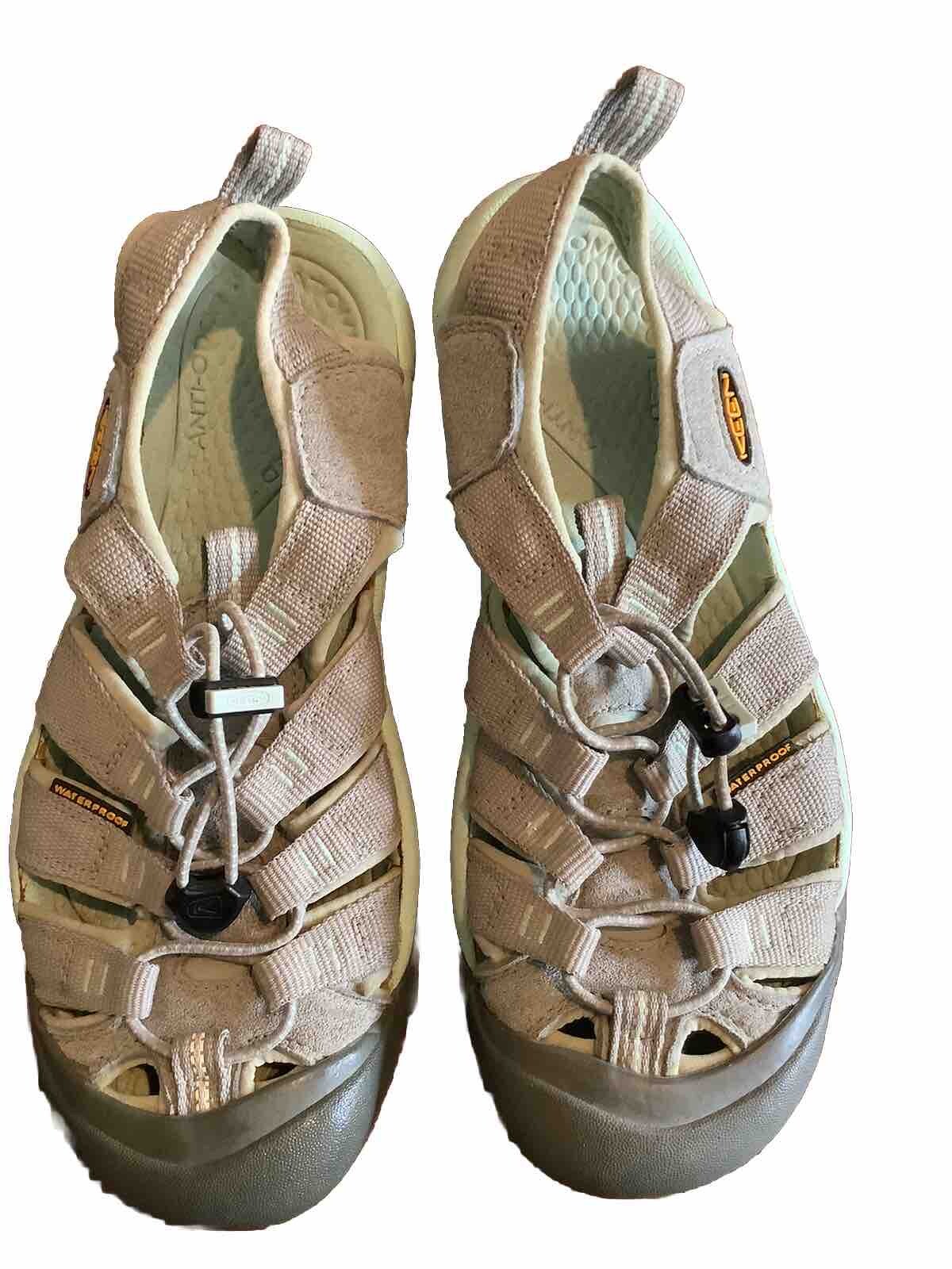 Sandali verdi stringati impermeabili da donna Keen taglia 7 pescatore escursionistico