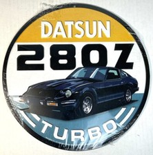 Datsun 280z Turbo Metal Sign Mancave Garage New Tin 12 Inch 280zx Nissan Sealed