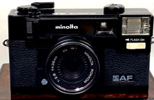 Konica Minolta HiMatic AF 1970s Point and Shoot 35mm Film Camera Japan