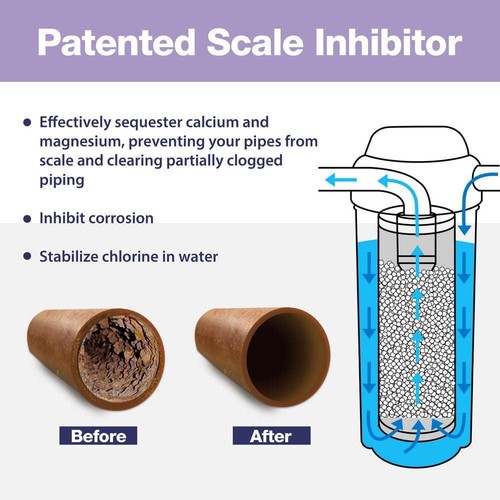 Ispring WholeHouse WaterFilter System Premium Scale Inhibitor Polyphosphate Blue - Picture 2 of 5