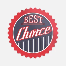 Best Choice Retro Badge Car Bumper Sticker Decal