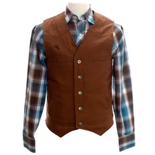 Wyoming Trader Mens Concealed Carry Texas Canvas Vest