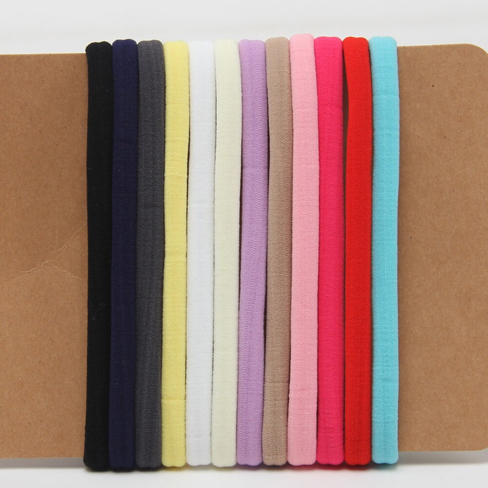 2 Stück Baby Mädchen Stirnbänder - Weiche Spitzenschleifen Haarbänder Für Neugeborene 0-3 Jahre