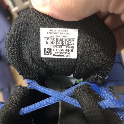 Reebok Sneakers Girls 5 Yourflex Train Mesh Athletic Walking Blue/Black Shoes - Picture 5 of 5