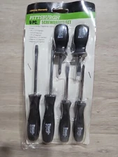 Pittsburgh 6pc. Screwdriver Set Magnetic Tips ITEM #62570 - NEW! - FAST SHIPPING