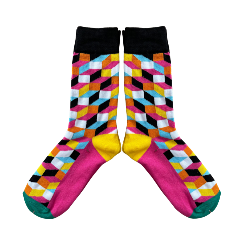 Men Colorful Socks Fashion Socks Size fits ALL Funny and Crazy