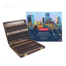 DERWENT PROCOLOUR - Professional Quality Artists Colour Pencil - 48 Wooden Box