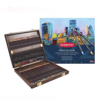 DERWENT PROCOLOUR - Künstler-Farbstift in Profiqualität - 48 Holzboxen