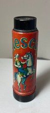 Vintage Tin Toy Telescope with a Cowboy on Horse on handle