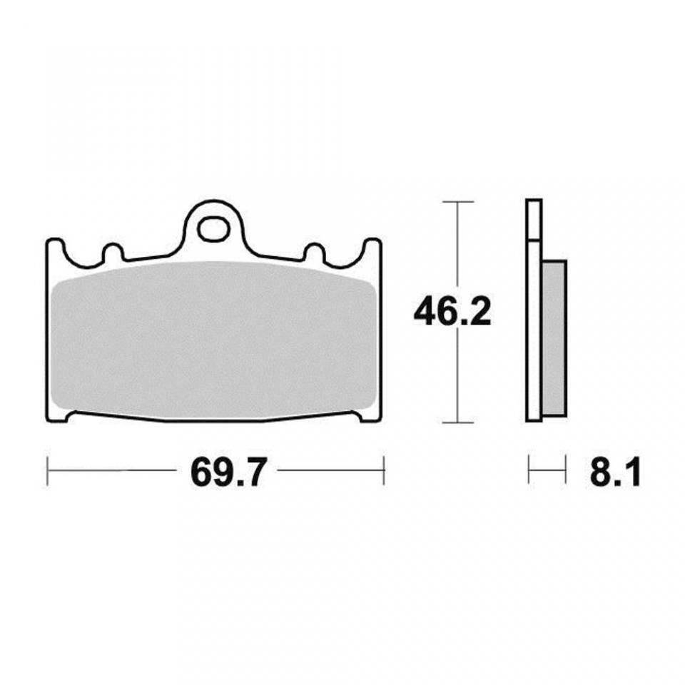 Plaquettes De Frein AP Racing - Suzuki TL S 1997-2000 - AVG/AVD - Fritté Or