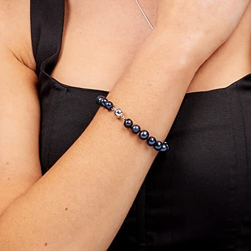 Stunning 8-9mm Freshwater Pearl Bracelet, 19cm Magnetic Clasp, Women's Bracelet - Picture 3 of 9