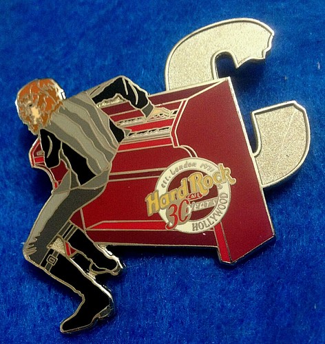 HOLLYWOOD EMERSON LAKE & PALMER MUSICIAN SERIES LETTER PIANO Hard Rock Cafe PIN