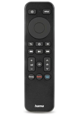 Hama universal Streaming Fernbedienung TV mit Netflix Amazon Prime Disney+ Taste