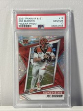 2021 Panini Rookies & Stars Joe Burrow #18 Pulsar Prizm PSA 10 Bengals GEM MINT
