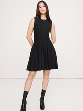 Banana Republic #887308 #NWT-Black-Sculpted Mini Dress SALE Free Shipping