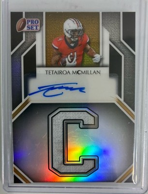 2025 Leaf Pro Set Tetairoa McMillan Auto 4/25 Surname 'C’ Silver Prizm