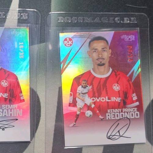 Ultimate Dropz Kenny Prince Redondo /14 On Card Autogramm 125 Kaiserslautern 💎