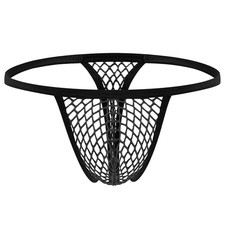 Herren Transparent Netz G String T Rücken Unterwäsche Niedrige Taille Transpar