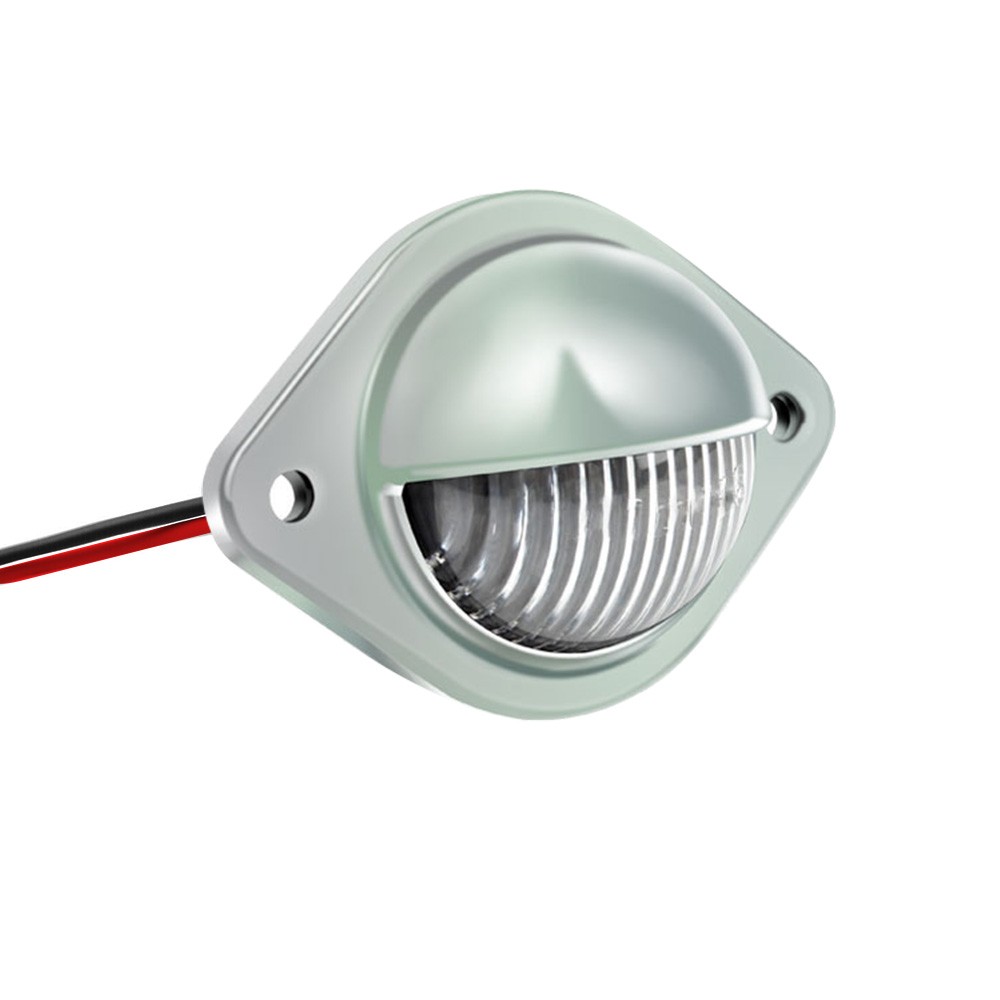 2x Car LED Number Plate Lights 12V Chrome For Trailer Truck Caravan Van Boat thumbnail 11