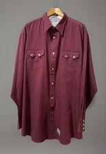 Roper Vintage Western Shirt Colorado Double Snap Button Pockets Size XXXL
