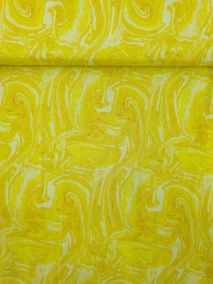 Gelber Marmor 100% Baumwollstoff