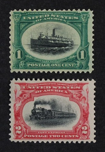 CKStamps: US Stamps Collection Scott#294 Mint NH OG #295 VLH OG