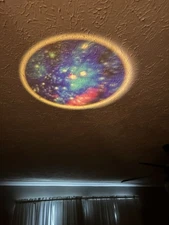 LED Galaxy Projector Space Night Light Moon Star Sky Projection Lamp