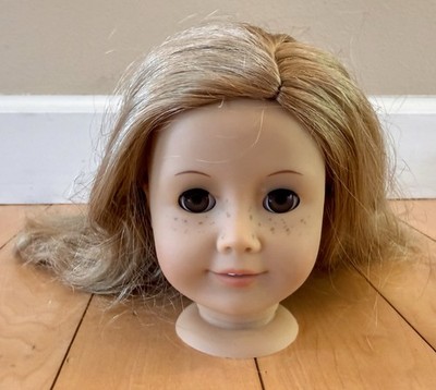 American Girl Doll JUST LIKE YOU 24 Blonde Hair Brown Eyes Freckles - HEAD Only