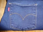 Levi's 711 Skinny Women's Blue Jeans 30x30 Blue Denim — photo 2