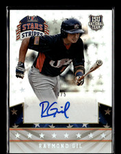 Raymond Gil 2015 Stars & Stripes Platinum Auto 4/5 #83