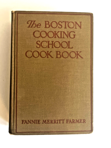 1938 The Boston Cooking School Cook Book by Fannie Merritt Farmer ...