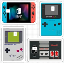 Nintendo Switch Gameboy NES Credit Debit ATM Card Skin Sticker Controller Retro