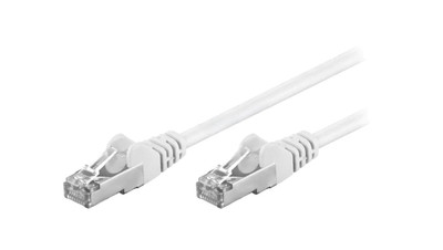 F/UTP5-CCA-150WH Patch cord F/UTP 5e linka CCA PVC biały 15m 26AWG